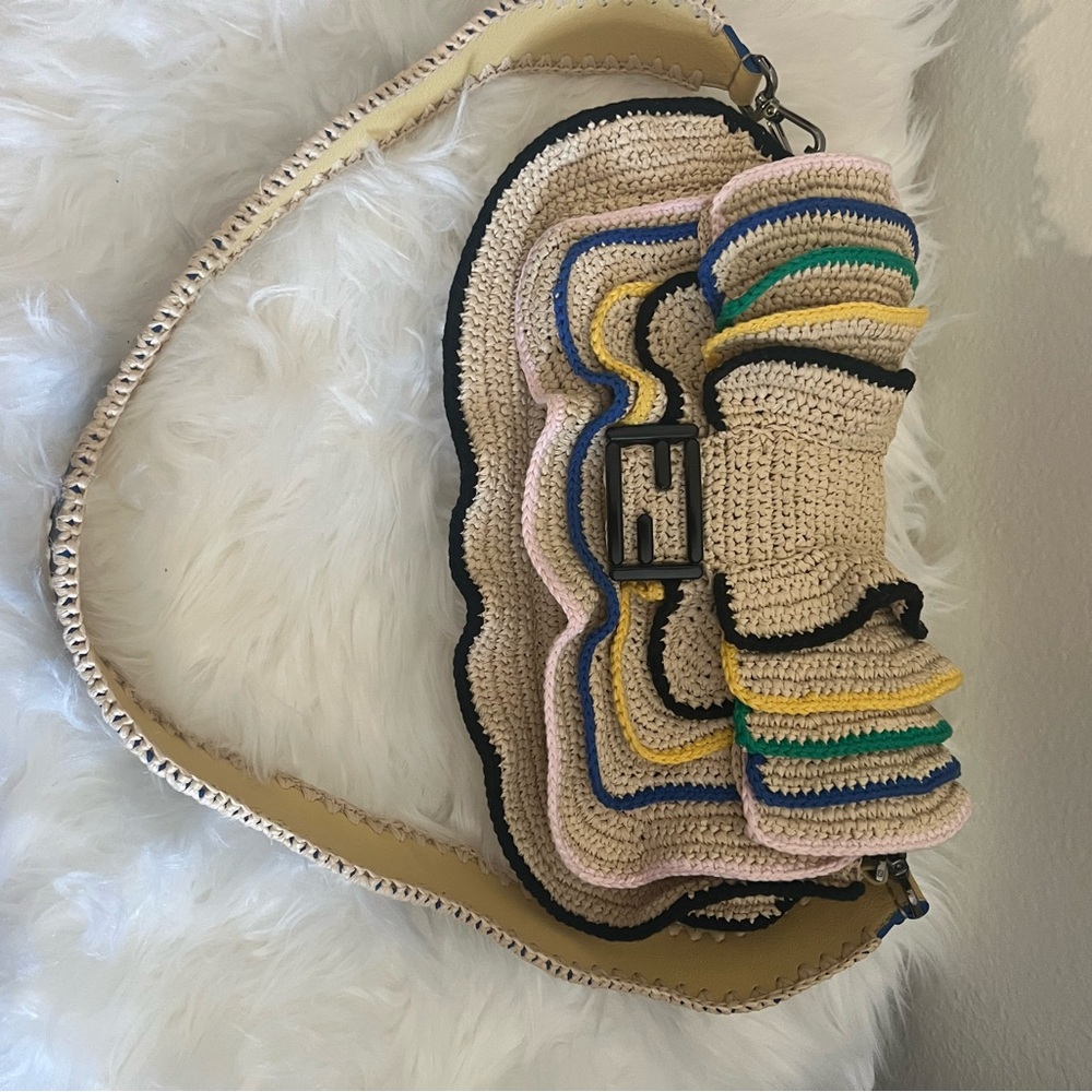 Fendi Knit Baguette Bag
